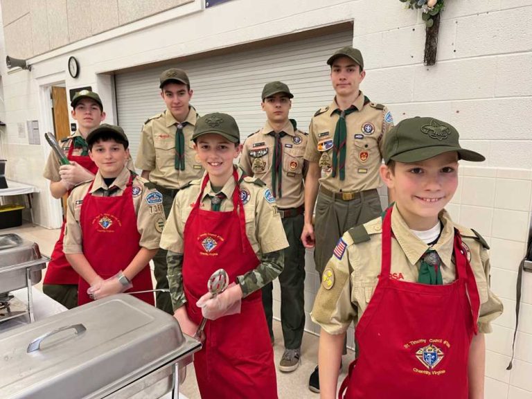 Boy Scout Troop 7369 served the final fish fry March 22.
